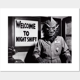 Welcome to night shift Posters and Art